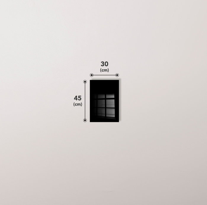 Wallity UV-566 Cuadro Decorativo de Vidrio Templado Multicolor 30 x 45 cm